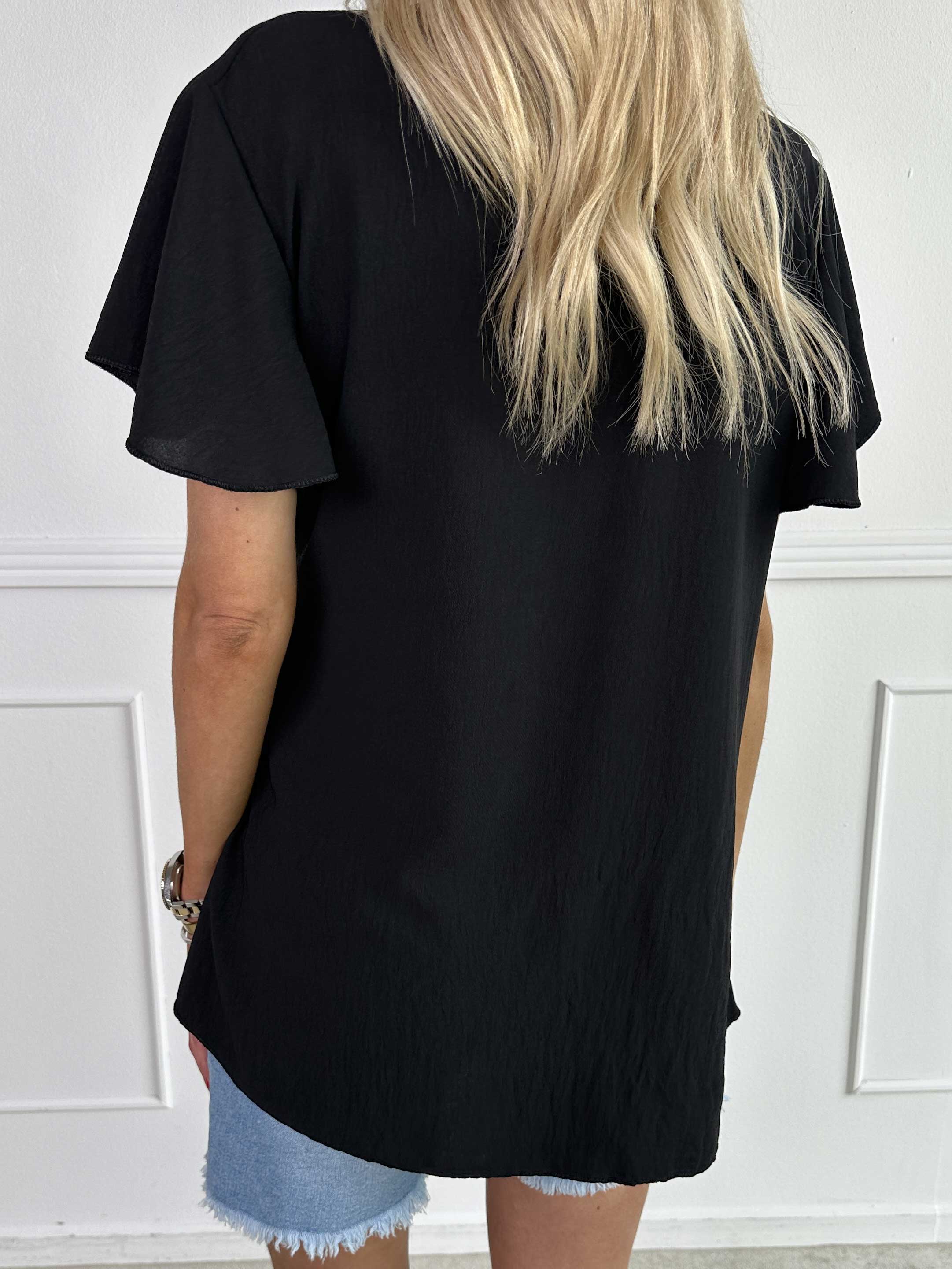 Jenny - Slå-om tunika i viskoseblanding